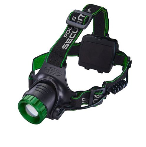 Police Security - Blackout-R Rechargeable Headlamp - Black/Green