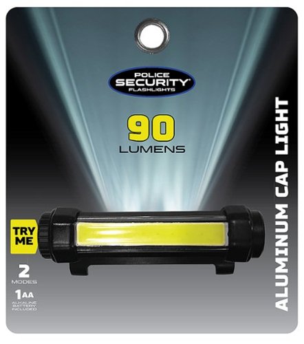 Police Security - 90 Lumen Cap Light - Black