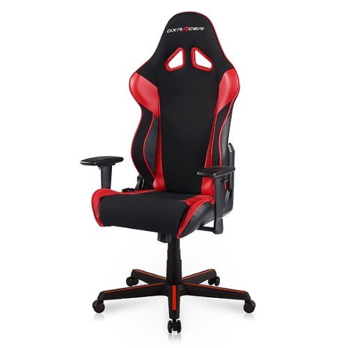 DXRacer - Racing Series Ergonomic Gaming Chair - Mesh/PVC Leather - Red