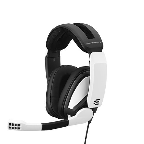 EPOS - GSP 301 Closed Acoustic Gaming Headset with noise canceling microphone - Black & White