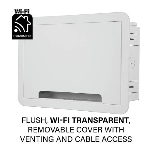 Sanus TV Media In-Wall Box - 9 - White BUY ONLINE