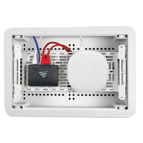 Sanus TV Media In-Wall Box - 9 - White WORLDWIDE DELIVERY