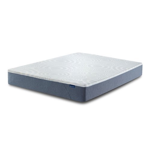 Serta - Perfect Sleeper Nestled Night 10” Medium Firm Gel Memory Foam Mattress-in-a-box - Grey