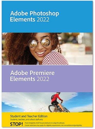 Adobe - Photoshop Elements 2022 & Premiere Elements 2022 - Student & Teacher Edition - Windows [Digital]