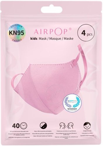 

AIRPOP - Kids KN95 Mask 4pcs - Pink