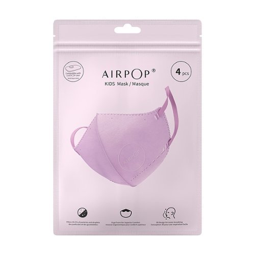 AIRPOP Kids KN95 Mask 4pcs - Pink HOW TO BUY