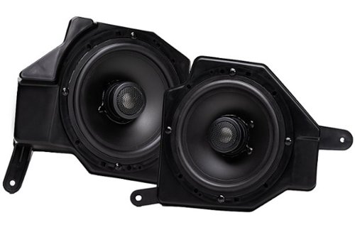 MB Quart - Jeep Wrangler (JL) / Gladiator (JT) Tuned Audio Package: 6.5 Inch Front Dash Coaxial Speaker Upgrade - Black