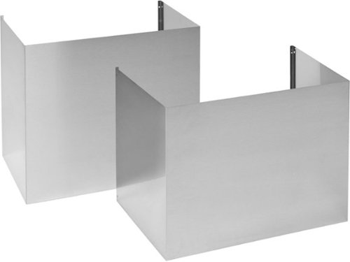10 Ft. Duct Cover for Monogram ZVW1360SPSS Range Hood - Stainless steel