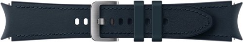 Samsung - Hybrid Watch Band for Galaxy Watch4, Galaxy Watch4 Classic, Galaxy Watch5 and Galaxy Watch5 Pro M/L - Navy-Alt_View_Standard_12 