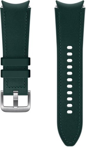 Samsung - Hybrid Watch Band for Galaxy Watch4, Galaxy Watch4 Classic, Galaxy Watch5 and Galaxy Watch5 Pro M/L - Green-Alt_View_Standard_12 