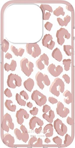 kate spade new york - Protective Hardshell Case for iPhone 13 Pro - Leopard Pink