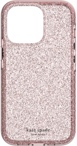 kate spade new york - Ultra Defensive Case iPhone 13 Pro - Pink Glitter