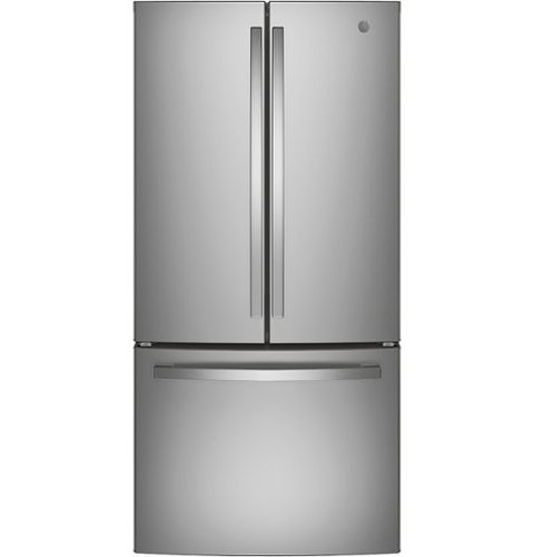 GE - 24.7 Cu. Ft. French Door Refrigerator - Stainless steel