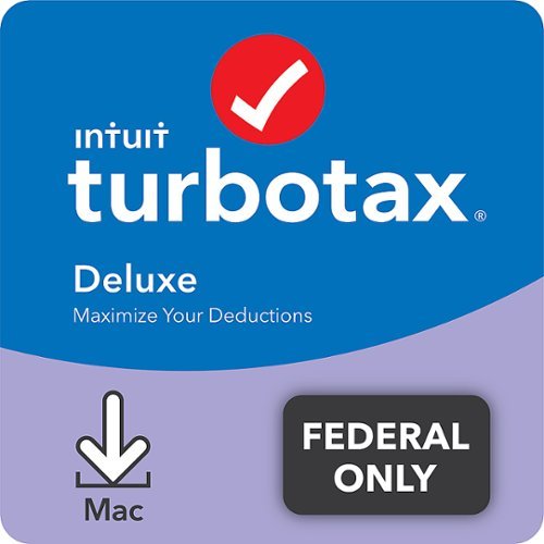 TurboTax - Deluxe 2021 Federal Only + E-File for Mac [Digital]