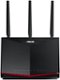 ASUS - RT-AX86S AX5700 Dual-Band Wi-Fi 6 Gaming Router - Black-Front_Standard