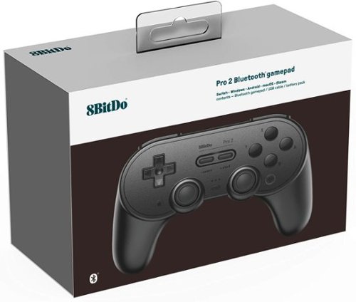 8BitDo Pro 2 Bluetooth Gamepad - Black BUY IN MIDDLE EAST