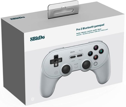 8BitDo Pro 2 Wireless Controller for Switch, Windows, macOS and Android - Gray BUY IN MIDDLE EAST