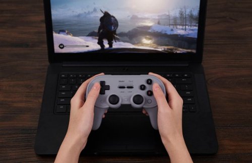 8BitDo Pro 2 Wireless Controller for Switch, Windows, macOS and Android - Gray BUY IN SINGAPORE