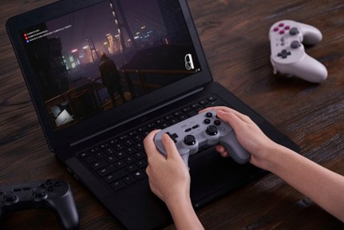 8BitDo Pro 2 Wireless Controller for Switch, Windows, macOS and Android - Gray BUY IN UAE