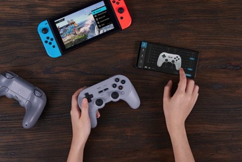 8BitDo Pro 2 Wireless Controller for Switch, Windows, macOS and Android - Gray BUY IN DUBAI