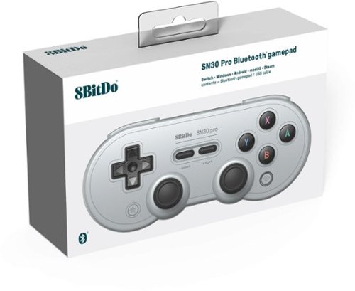 8BitDo SN30 Pro Bluetooth Gamepad - Gray WHERE TO BUY