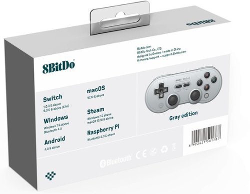 8BitDo SN30 Pro Bluetooth Gamepad - Gray SHOP ONLINE