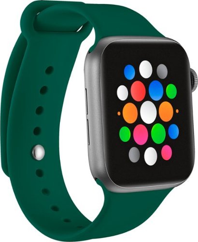 Modal™ - Silicone Watch Band for Apple Watch 42mm, 44mm, and 45mm - Emerald Green