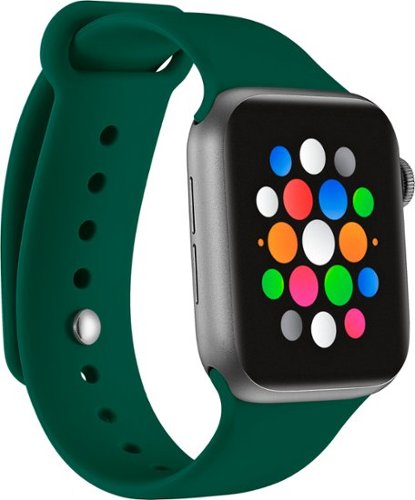 Modal™ - Silicone Watch Band for Apple Watch 38mm, 40mm, and 41mm - Emerald Green