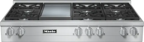 Front. Miele - Miele KMR1356-1G Rangetop.