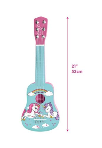 Lexibook - My First Wooden Guitar Unicorn –-Front_Standard 