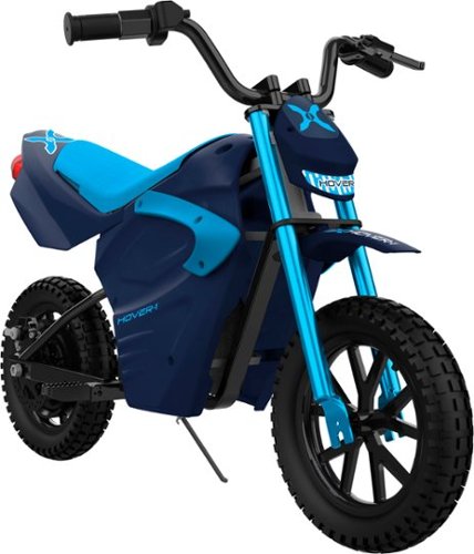 Hover-1 - Trak Electric Dirt Bike for Kids, Silent-chainless motor, Lithium-ion Battery, 9 mi Range, 9 mph Max Speed - Blue