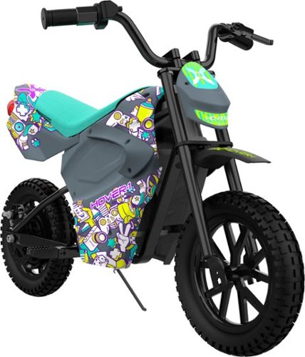 Hover-1 - Trak Electric Dirt Bike for Kids, Silent-chainless motor, Lithium-ion Battery, 9 mi Range, 9 mph Max Speed - Black
