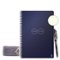 Rocketbook - Core Smart Reusable Notebook Dot-Grid 6" x 8.8" - Midnight Blue-Front_Standard