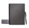 Rocketbook - Fusion Smart Reusable Notebook 7 Page Styles 6" x 8.8" - Deep Space Gray-Front_Standard