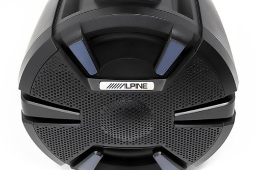 Alpine - 6-1/2” 2-Way Weather-Resistant Coaxial Speaker Pods (Pair) - Black
