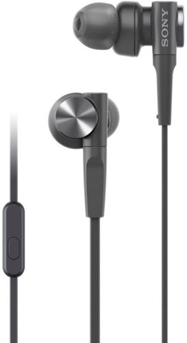 Sony - Wired Extra Bass In-ear Headphones - Black
