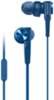 Sony - Wired Extra Bass In-ear Headphones - Blue-Front_Standard