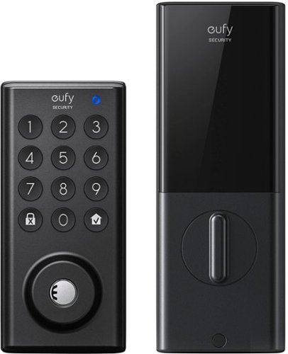  eufy Security - Solo Smart Lock Wi-Fi Deadbolt with App/Keypad/Key Access - Black