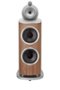 Bowers & Wilkins - 801 D4 Diamond 1" Diamond Tweeter, 6" Midrange in Turbine Head, Dual 10" Woofer Floorstanding Speaker (each) - Walnut-Front_Standard