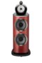 Bowers & Wilkins - 801 D4 Diamond 1" Diamond Tweeter, 6" Midrange in Turbine Head, Dual 10" Woofer Floorstanding Speaker (each) - Rosenut-Front_Standard