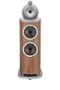 Bowers & Wilkins - 802 D4 Diamond 1" Diamond Tweeter, 6" Midrange in Turbine Head, Dual 8" Woofer Floorstanding Speaker (each) - Walnut-Front_Standard