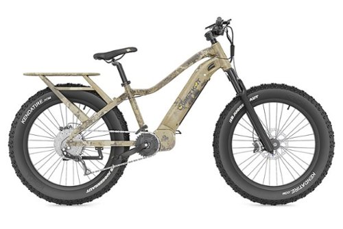 QuietKat - Warrior eBike w/48 Mile Range & Max Speed 20 mph - Camo