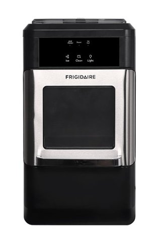 Frigidaire - 21" 44 lb Freestanding Crunchy Chewable Nugget Icemaker - Silver