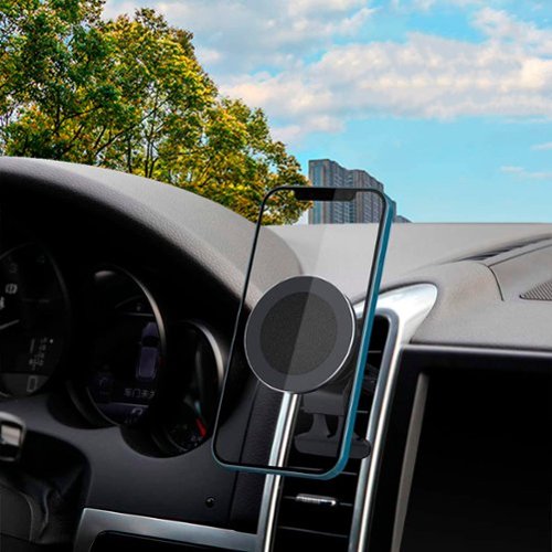 Just Wireless - Magnetic Car Mount compatible with MagSafe Devices - Black-Alt_View_Standard_16 