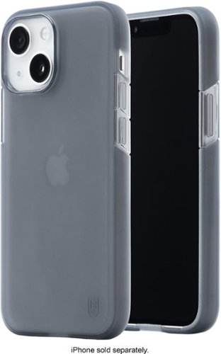 BodyGuardz - Solitude Case for Apple iPhone 13 Mini with Pureguard - Smoke