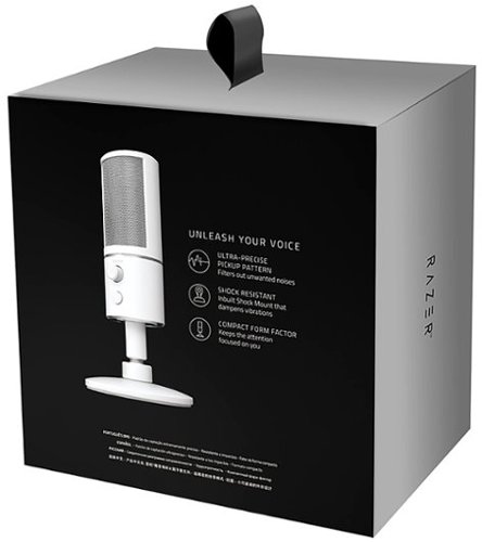 Razer Seirēn X USB Super Cardioid Condenser Microphone - Mercury GLOBAL SHIPPING