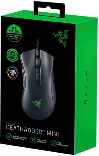 Razer DeathAdder V2 Mini Lightweight Wired Optical Gaming Mouse with 6 Programmable Buttons - Wired - Black WORLDWIDE DELIVERY