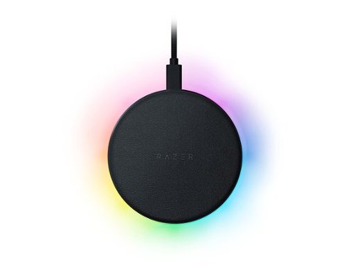 Razer Charging Pad Chroma 10W Fast Wireless Charger - Black WORLDWIDE DELIVERY
