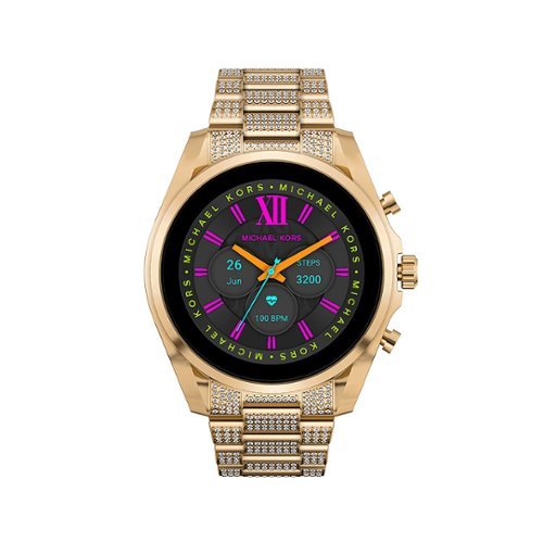 Michael Kors Gen 6 Bradshaw Smartwatch Gold-Tone Stainless Steel with Full Pave - Gold