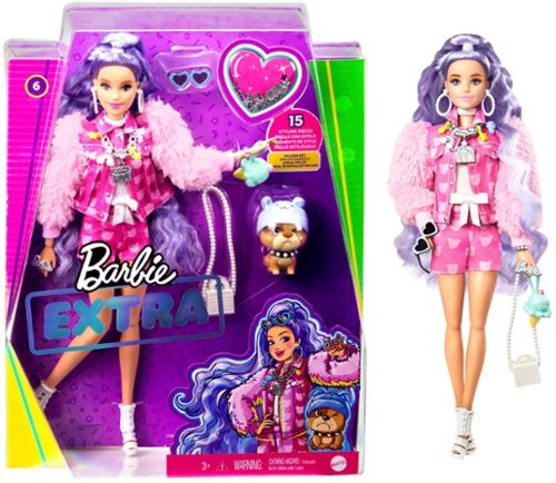 Barbie - Extra Doll Millie with Periwinkle Hair
